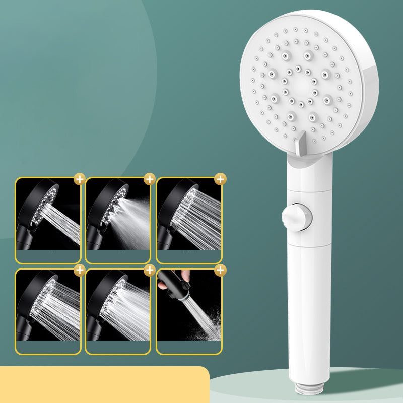 Modern Showerhead 6-Setting Adjustable Spray Pattern Handheld Shower Head