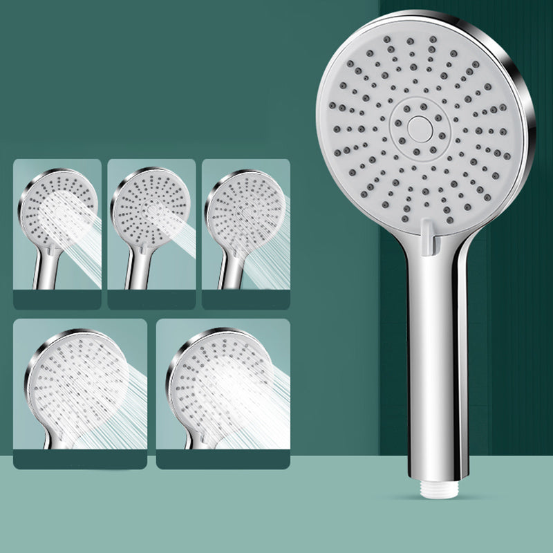 Contemporary Shower Head 5 Setting Adjustable Spray Pattern Handheld Shower Head