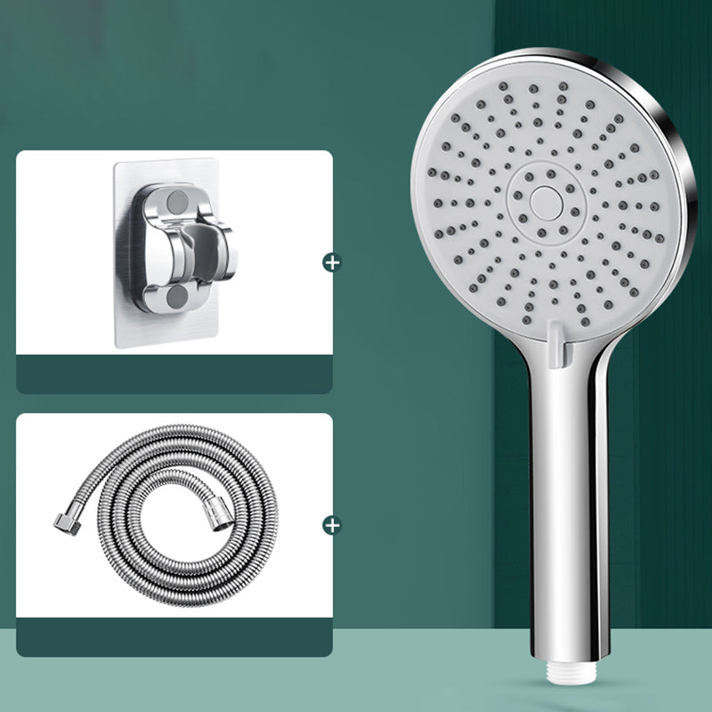 Contemporary Shower Head 5 Setting Adjustable Spray Pattern Handheld Shower Head