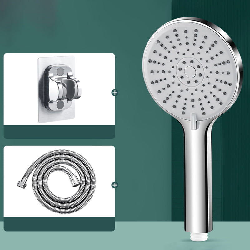 Contemporary Shower Head 5 Setting Adjustable Spray Pattern Handheld Shower Head