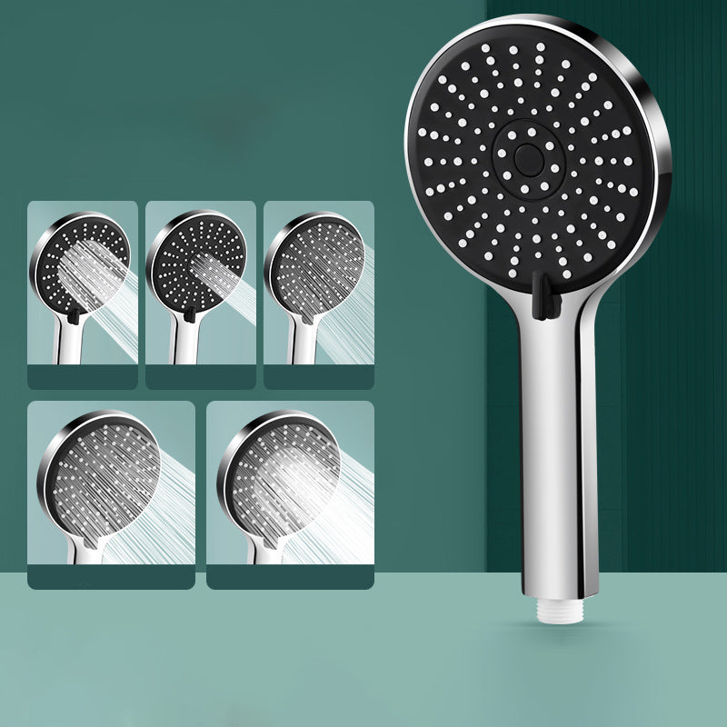 Contemporary Shower Head 5 Setting Adjustable Spray Pattern Handheld Shower Head