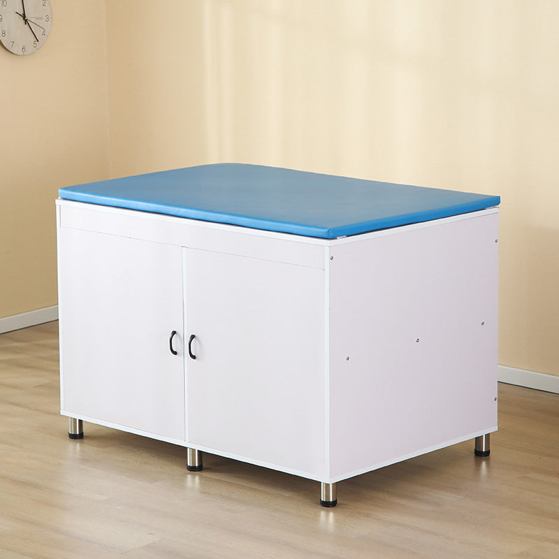 Modern Wooden Changing Table Dresser with Cabinet and Pad, 2-in-1 Changing Table