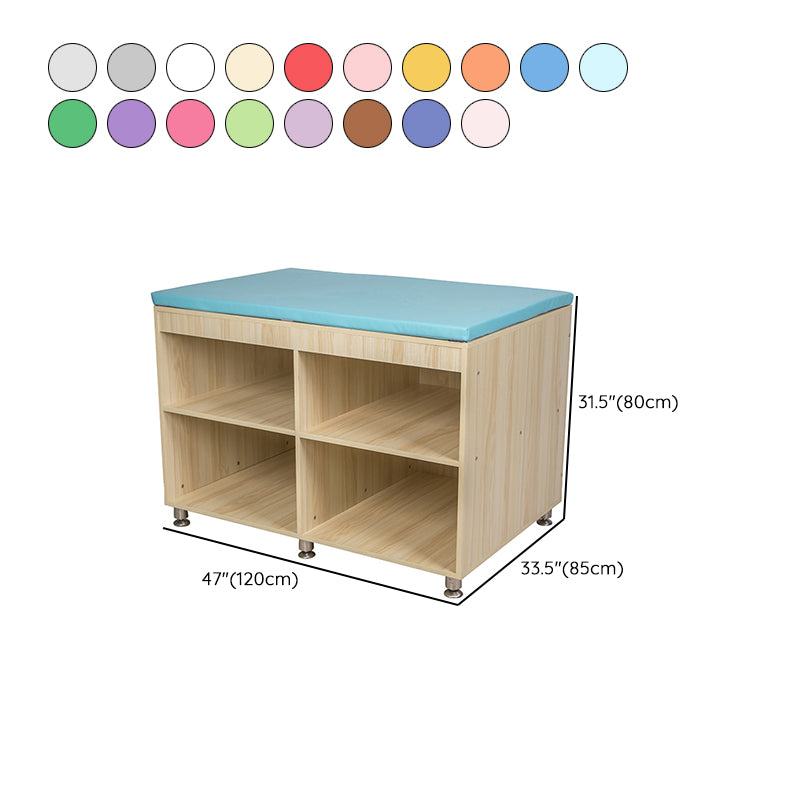 Modern Wooden Changing Table Dresser with Cabinet and Pad, 2-in-1 Changing Table