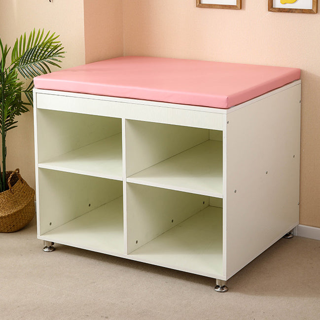 Modern Wooden Changing Table Dresser with Cabinet, 2-in-1Baby Changing Table with Storage