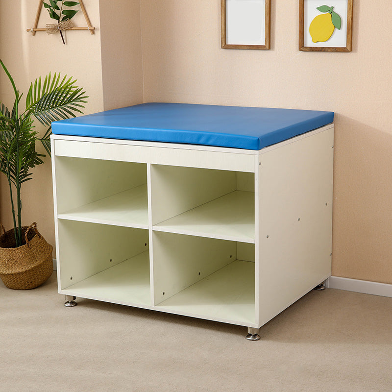 Modern Wooden Changing Table Dresser with Cabinet, 2-in-1Baby Changing Table with Storage