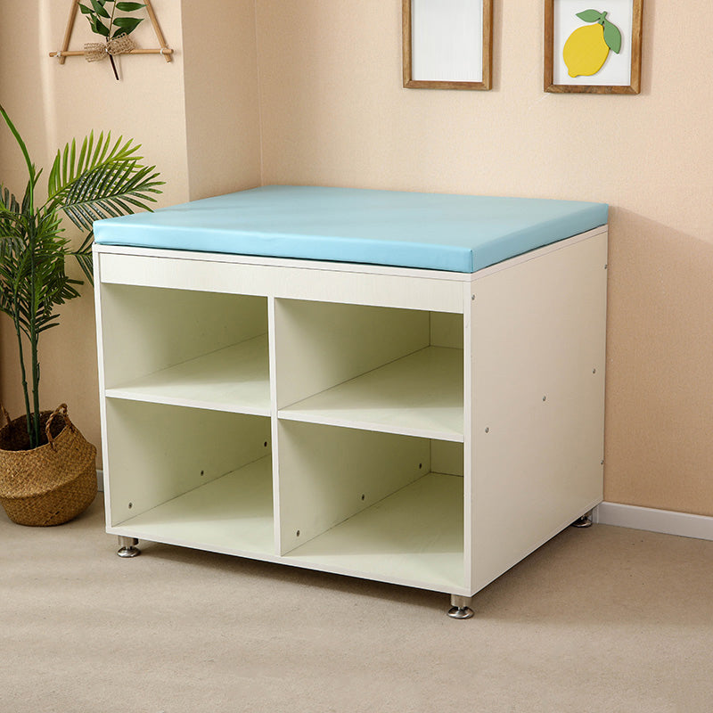 Modern Wooden Changing Table Dresser with Cabinet, 2-in-1Baby Changing Table with Storage