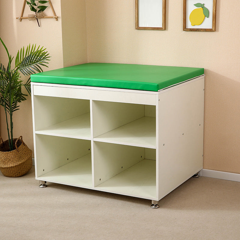 Modern Wooden Changing Table Dresser with Cabinet, 2-in-1Baby Changing Table with Storage