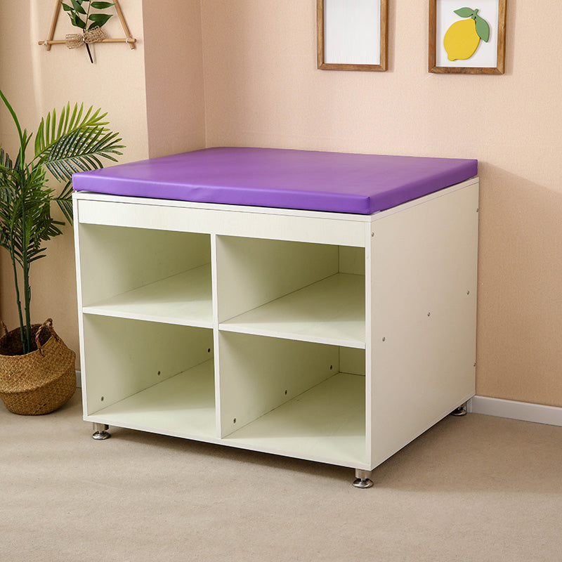 Modern Wooden Changing Table Dresser with Cabinet, 2-in-1Baby Changing Table with Storage