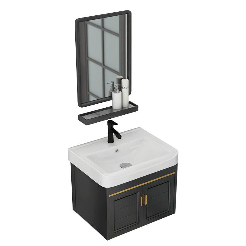 Modern Bathroom Vanity Cabinet Single Sink Space Saver Vanity