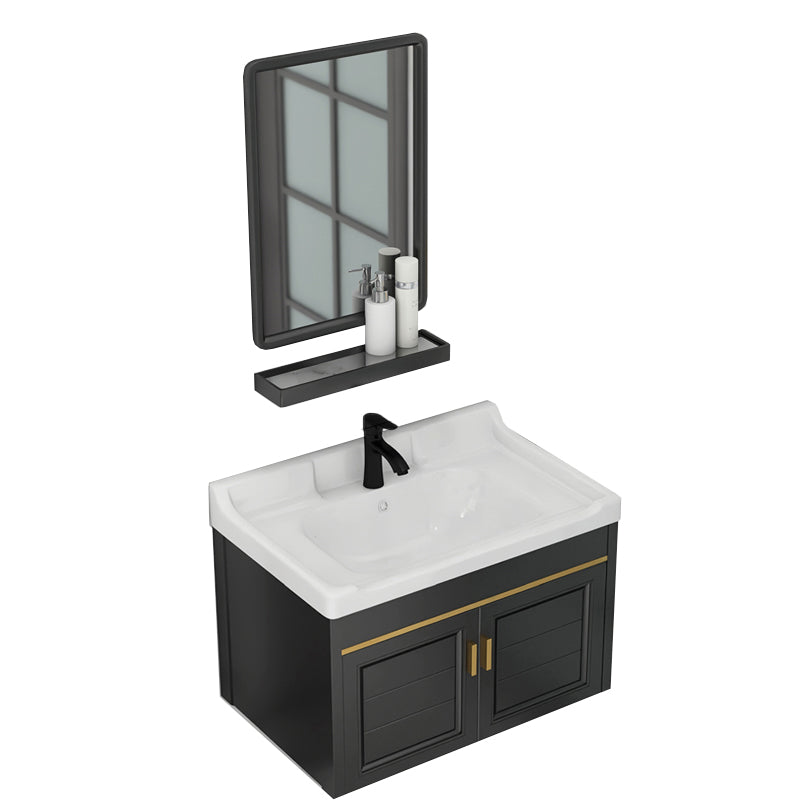 Modern Bathroom Vanity Cabinet Single Sink Space Saver Vanity