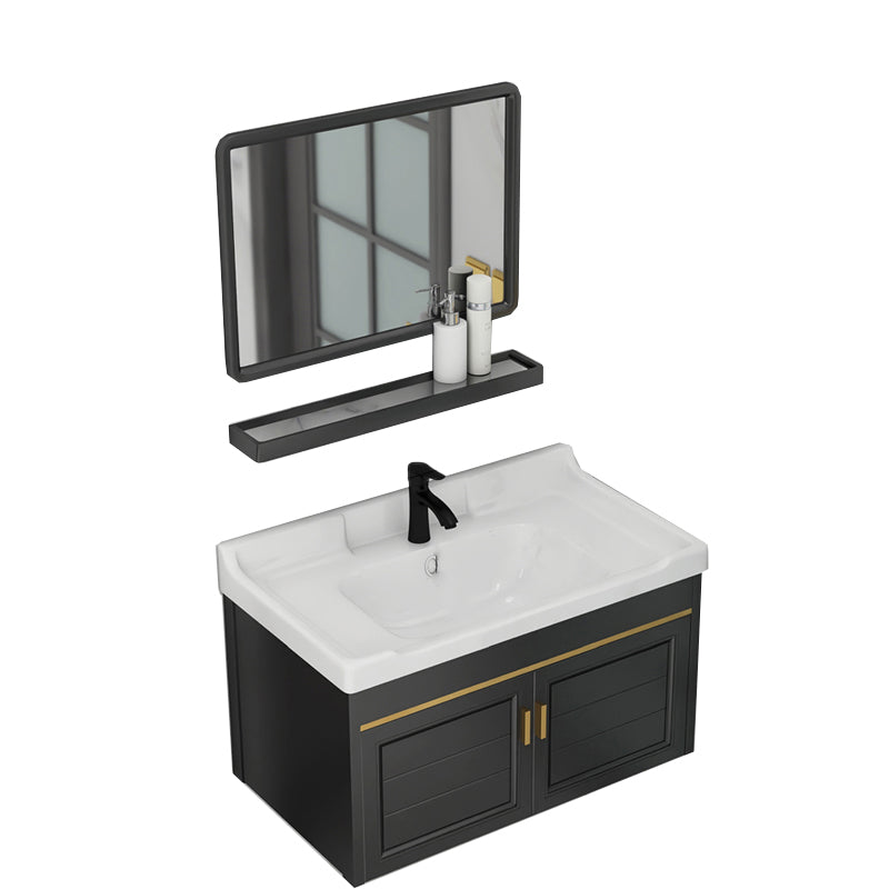 Modern Bathroom Vanity Cabinet Single Sink Space Saver Vanity