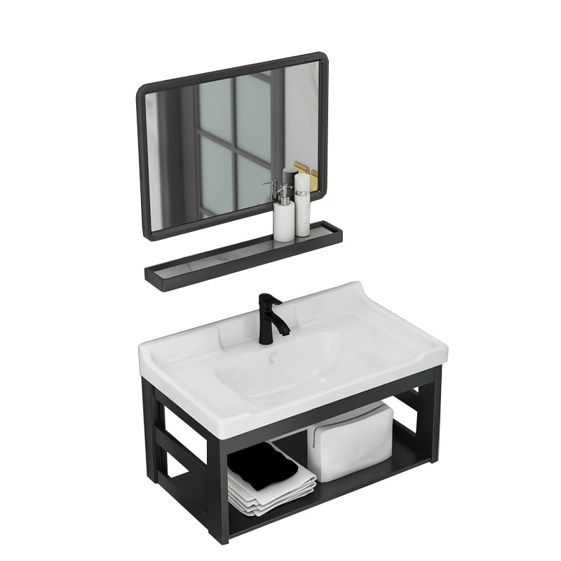 Modern Bathroom Vanity Cabinet Single Sink Space Saver Vanity