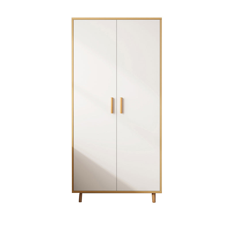 Manufactured Wood Kid's Wardrobe Modern Style Wardrobe Armoire with Garment Rod