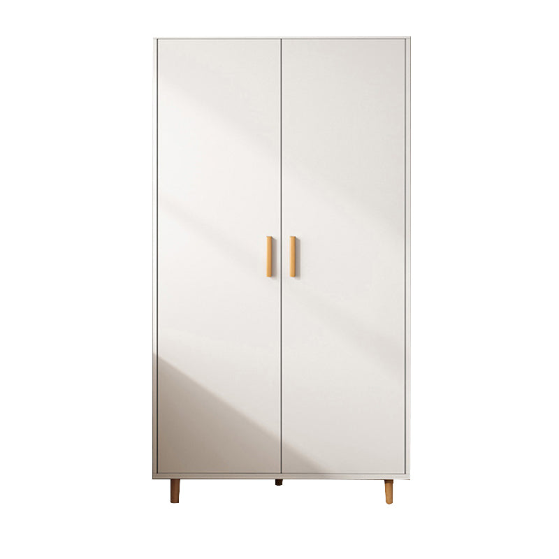 Manufactured Wood Kid's Wardrobe Modern Style Wardrobe Armoire with Garment Rod