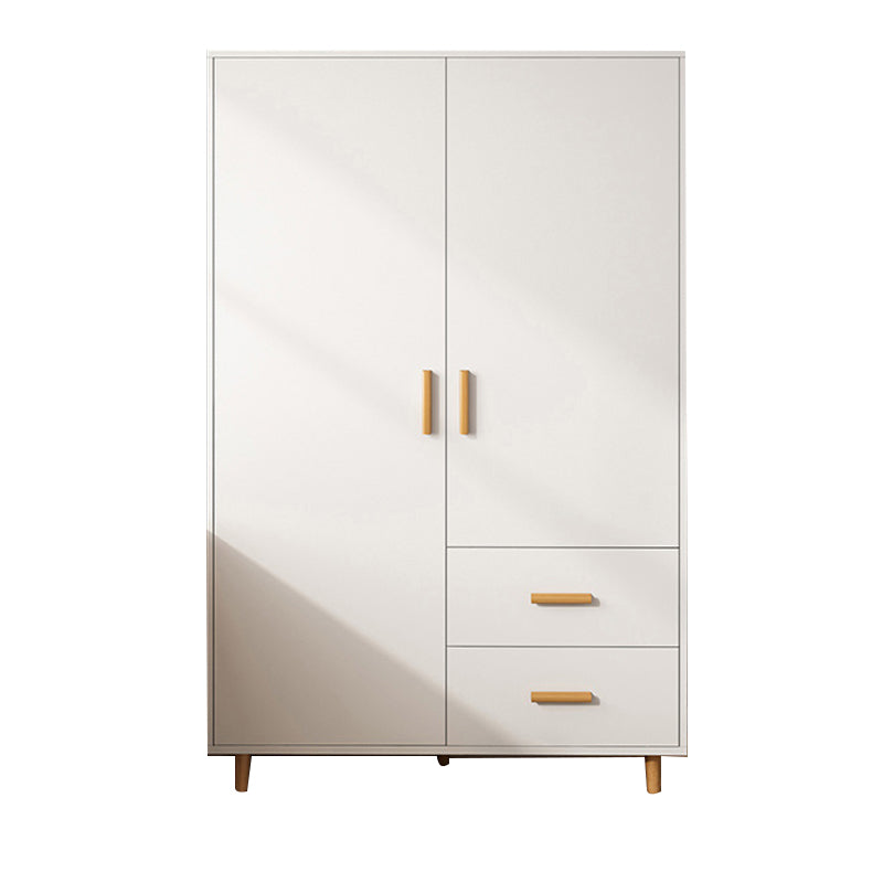 Manufactured Wood Kid's Wardrobe Modern Style Wardrobe Armoire with Garment Rod