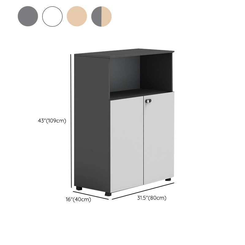 Engineered Wood Filing Cabinet Lateral Contemporary File Cabinet