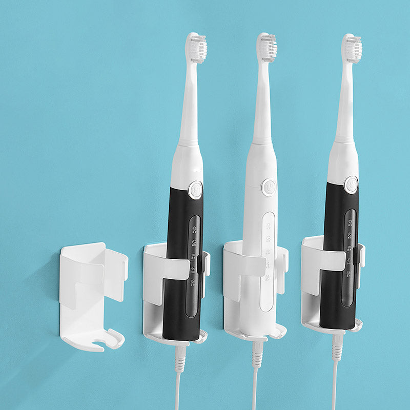 Modern Black/White 4-Piece Bathroom Accessory Set, Toothbrush Holder