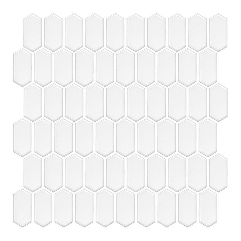 Stain Resistant Peel & Stick Tile Square Mosaic Tile for Kitchen and Bathroom Backsplash