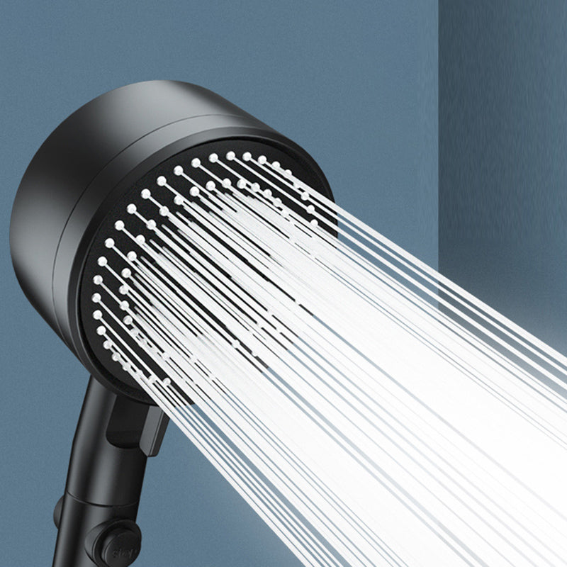 Modern Shower Head Handheld Round Plastic Self-cleaning Shower Head