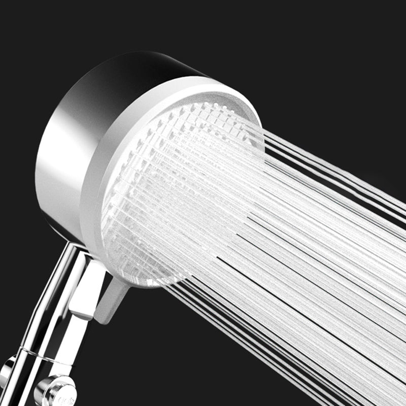 Modern Shower Head Handheld Round Plastic Self-cleaning Shower Head