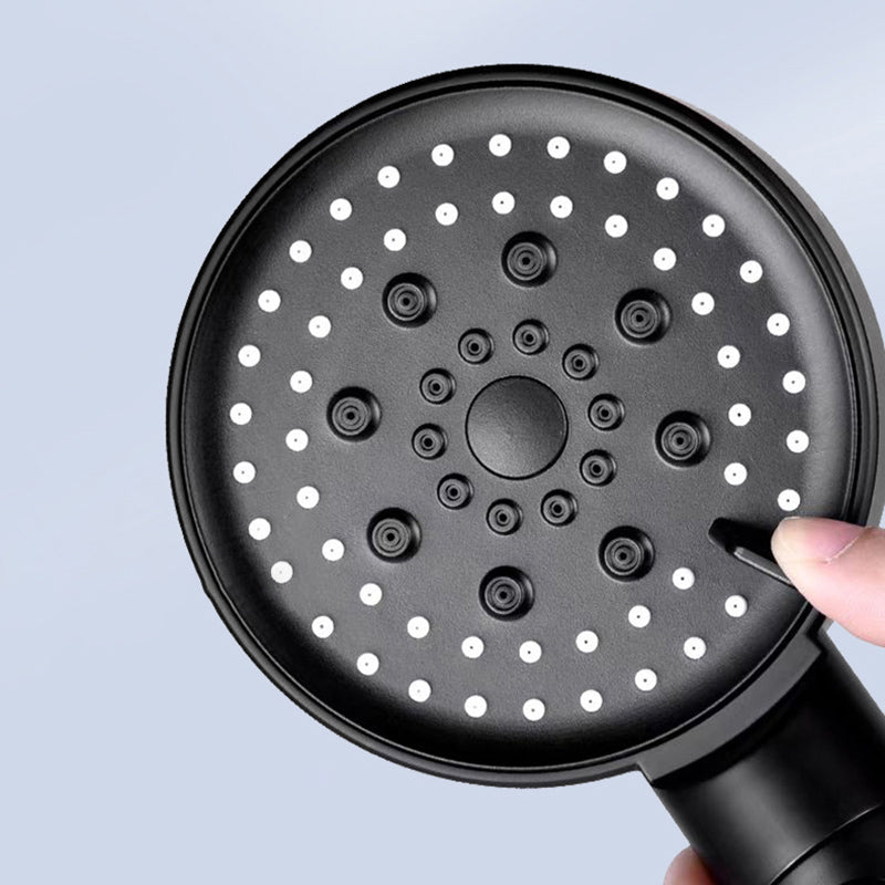 Modern Shower Head Handheld Round Plastic Self-cleaning Shower Head