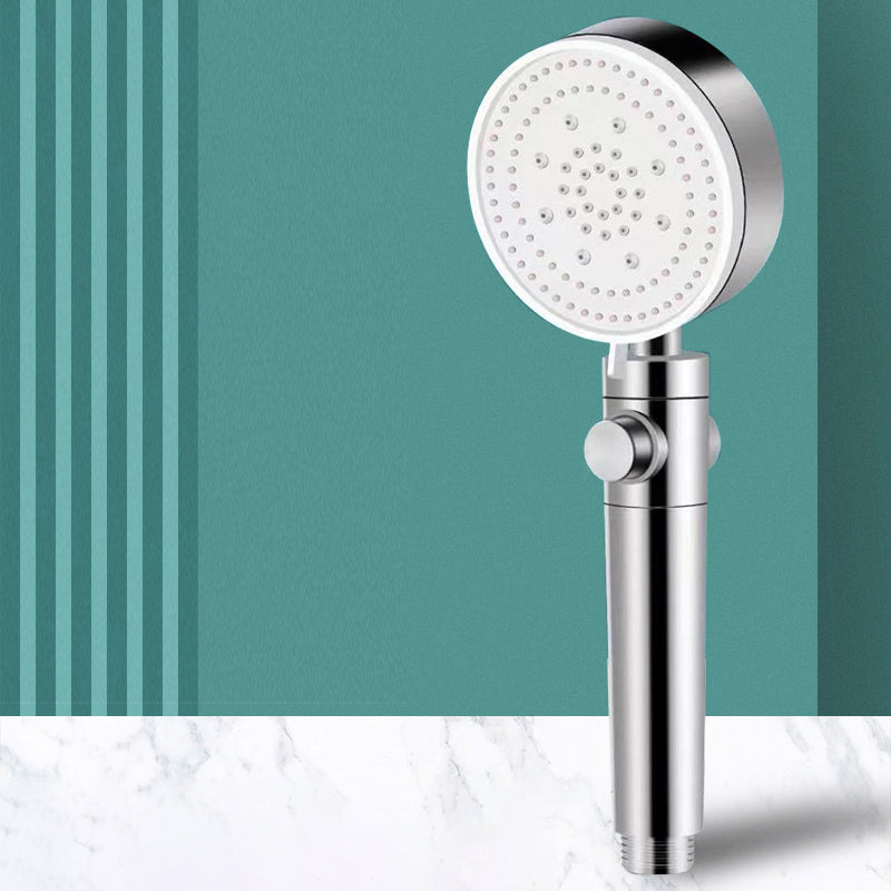 Modern Shower Head Handheld Round Plastic Self-cleaning Shower Head