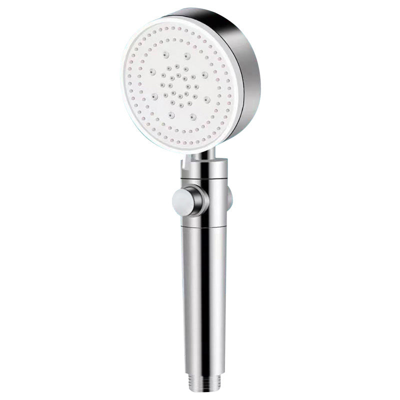 Modern Shower Head Handheld Round Plastic Self-cleaning Shower Head