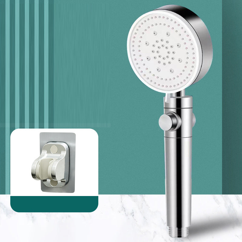 Modern Shower Head Handheld Round Plastic Self-cleaning Shower Head