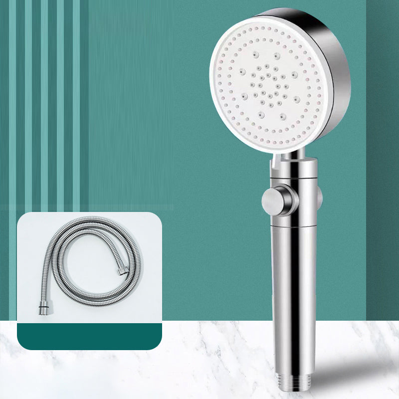 Modern Shower Head Handheld Round Plastic Self-cleaning Shower Head