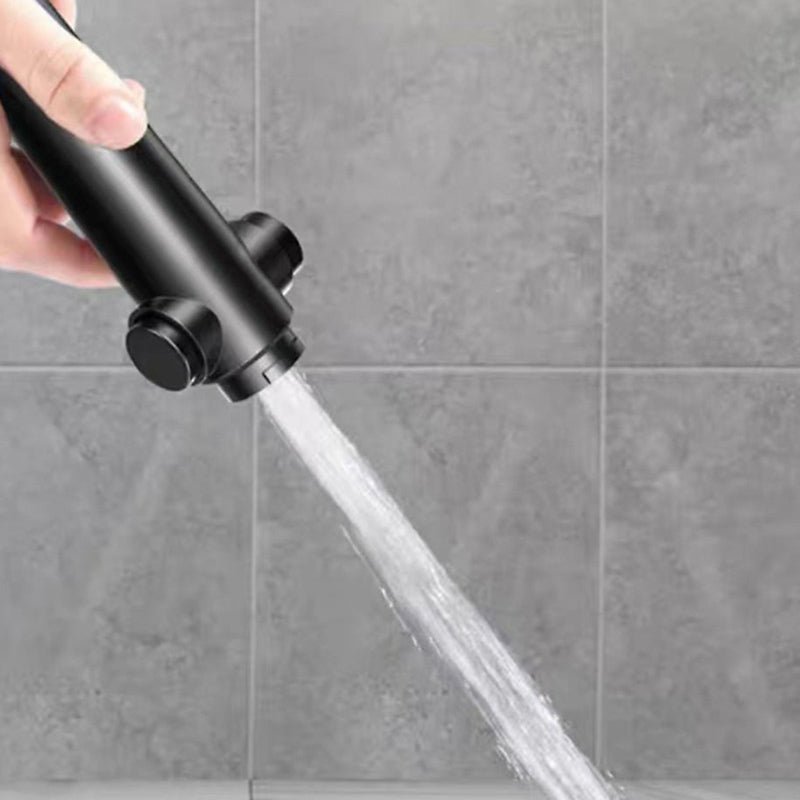 Modern Shower Head Handheld Round Plastic Self-cleaning Shower Head