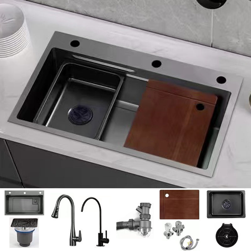 Single Basin Kitchen Sink Contemporary Stainless Steel Kitchen Sink