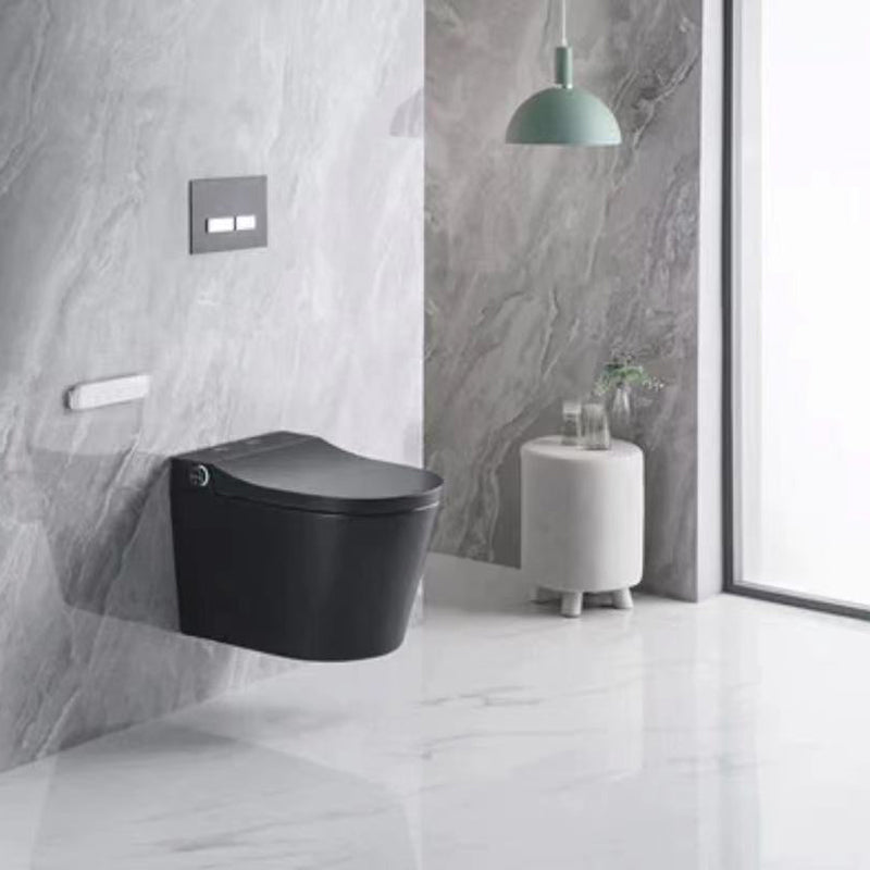 Elongated Wall Mounted Bidet Smart Bidet with Warm Air Dryer