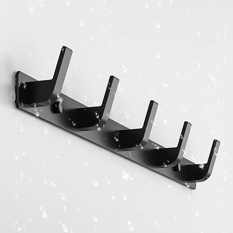 Matte Finish Modern Bathroom Hardware 2 - Piece Bath Hardware Set, Robe Hooks