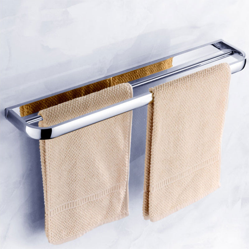 Modern Stainless Steel Bath Hardware Set Towel Bar Bath Shelf Bathroom Accessory Kit