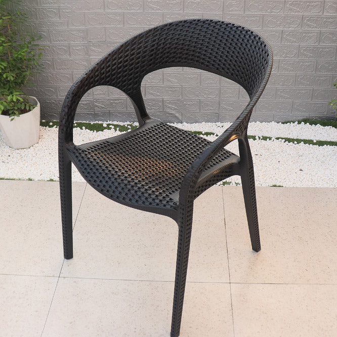 Modern Patio Dining Side Chair Stacking Outdoors Dining Chairs