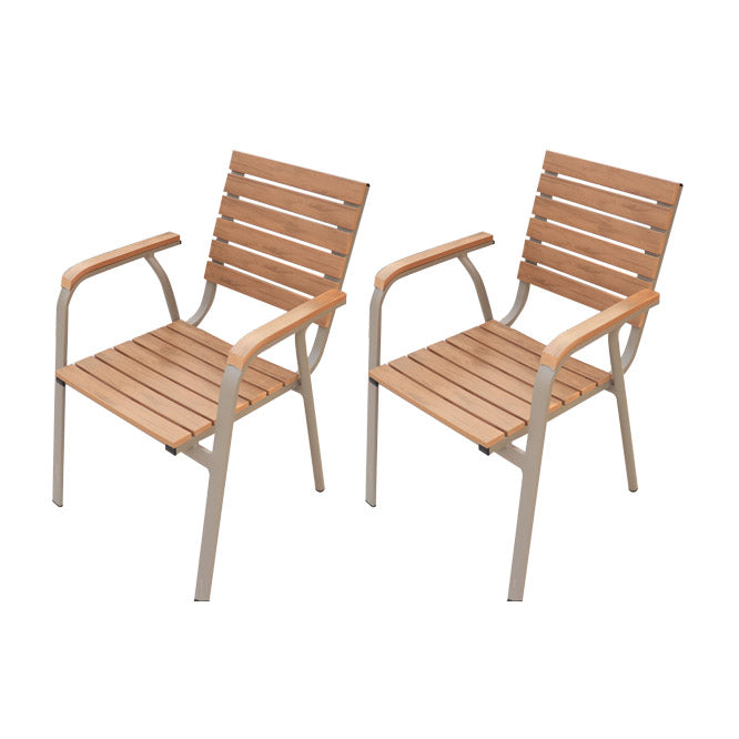 Modern Patio Dining Side Chair Stacking Outdoors Dining Chairs