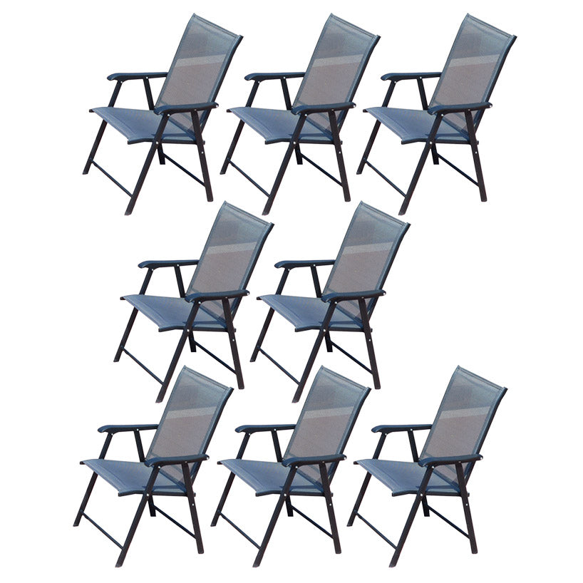 Modern Patio Dining Side Chair Stacking Outdoors Dining Chairs