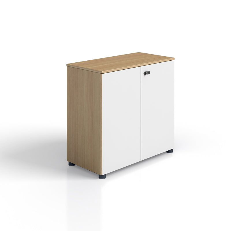 Contemporary Lateral Filing Cabinet Engineered Wood File Cabinet with Lock and Storage