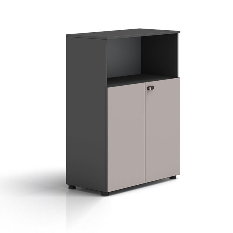 Contemporary Lateral Filing Cabinet Engineered Wood File Cabinet with Lock and Storage