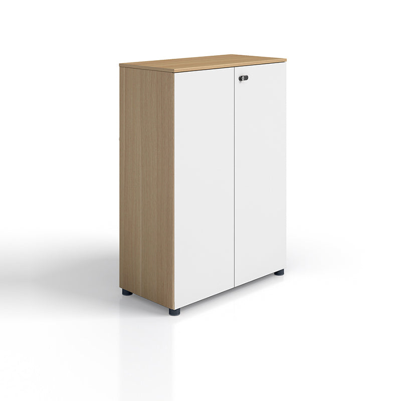 Contemporary Lateral Filing Cabinet Engineered Wood File Cabinet with Lock and Storage