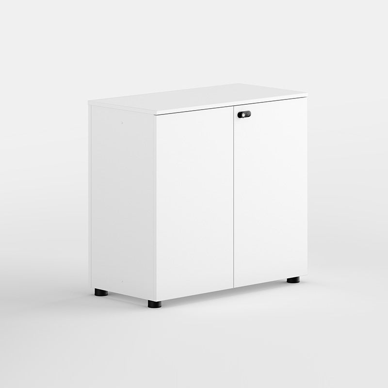 Contemporary Lateral Filing Cabinet Engineered Wood File Cabinet with Lock and Storage