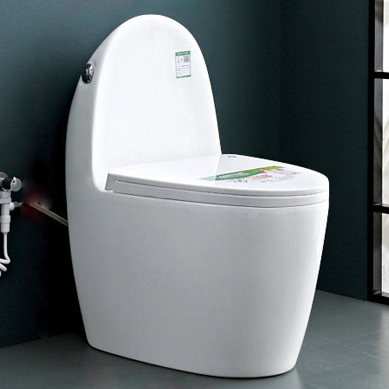 Modern Floor Mount Flush Toilet White Urine Toilet with Seat for Bathroom