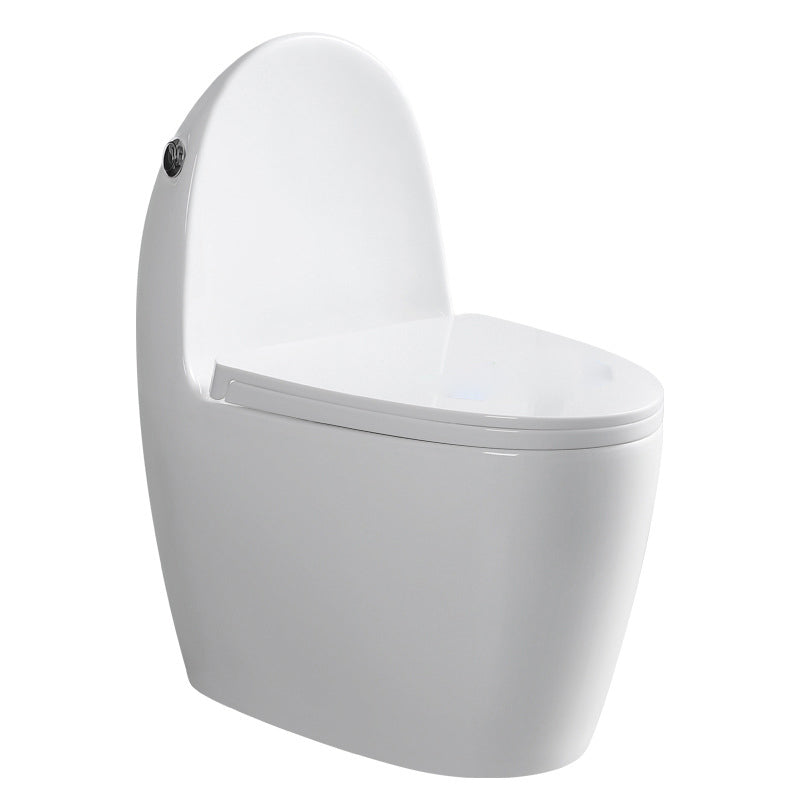 Modern Floor Mount Flush Toilet White Urine Toilet with Seat for Bathroom