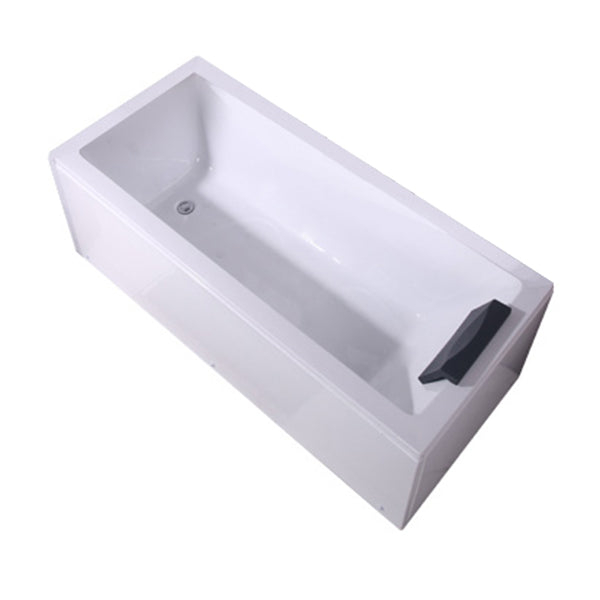 Freestanding Antique Finish Soaking Bath Rectangular Modern Bath Tub