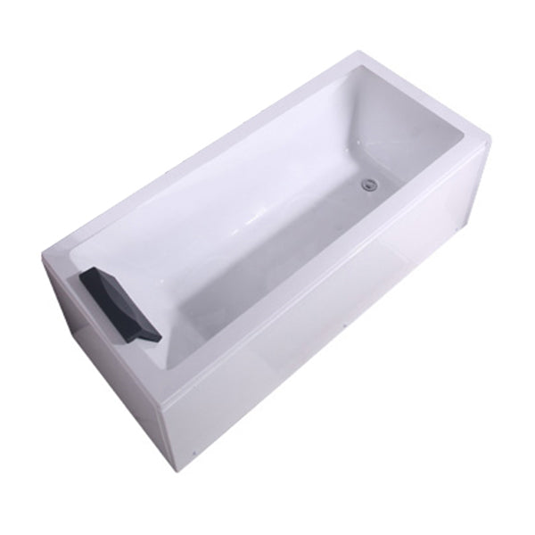 Freestanding Antique Finish Soaking Bath Rectangular Modern Bath Tub