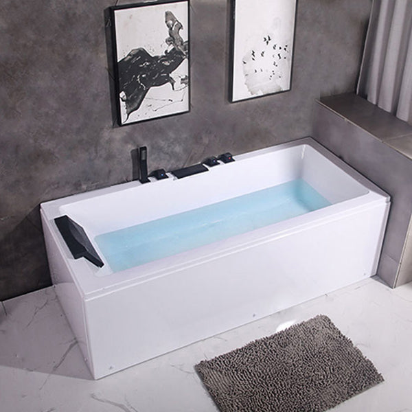 Freestanding Antique Finish Soaking Bath Rectangular Modern Bath Tub