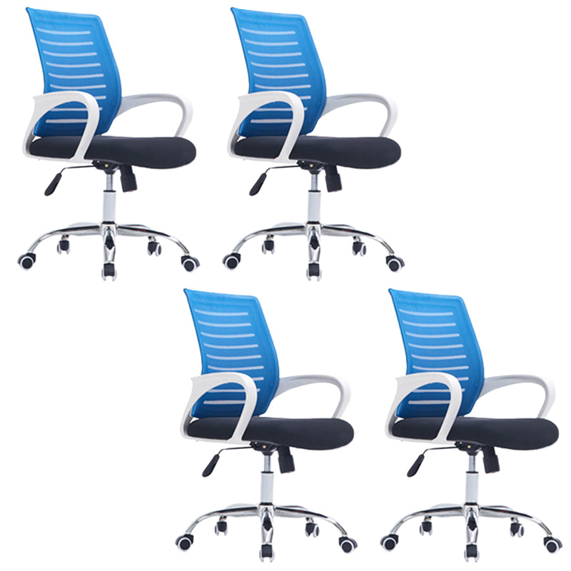 Modern Office Chair Fixed Arms No Distressing Chair with Breathable Back