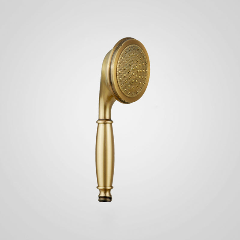 Traditional Style Shower Head in Brass Single Spray Wall-Mount Showerhead