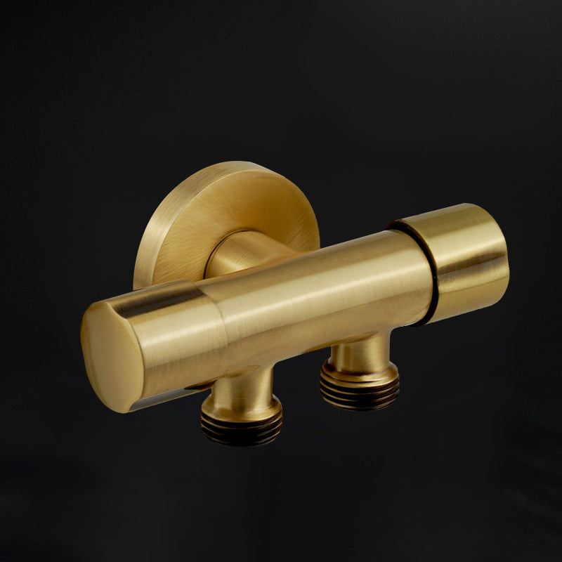 Traditional Style Shower Head in Brass Single Spray Wall-Mount Showerhead