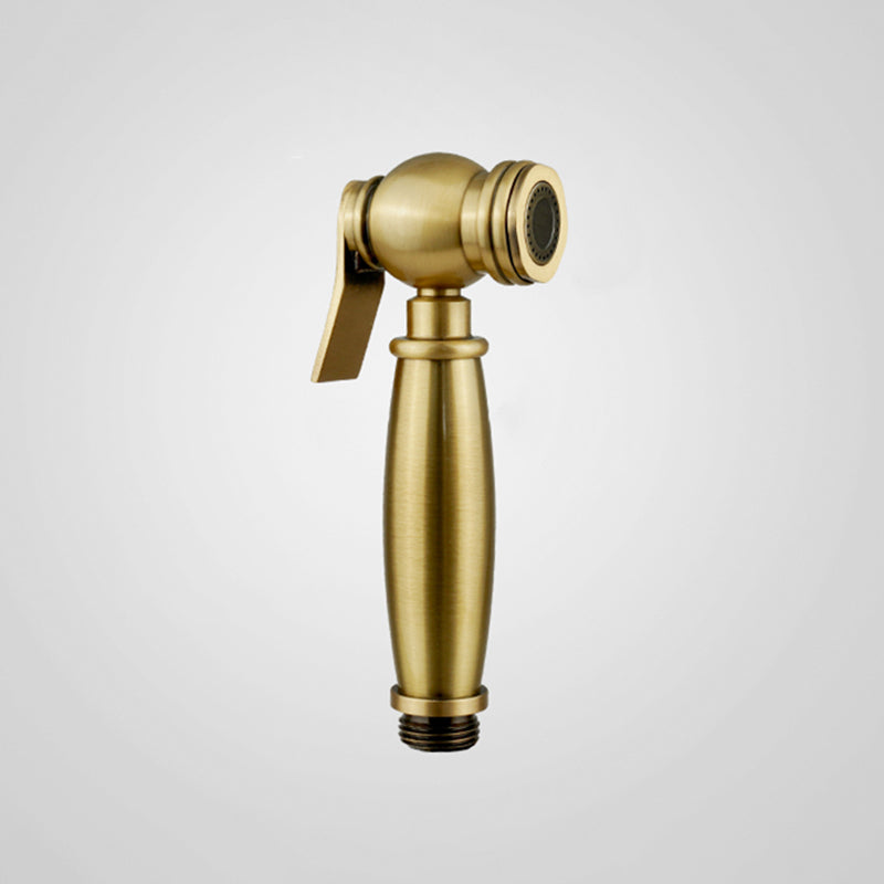 Traditional Style Shower Head in Brass Single Spray Wall-Mount Showerhead